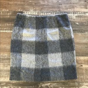 Plaid Talbots Wool Skirt Sz 12
